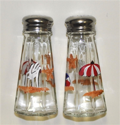 Bold Beach Scene Salt and Pepper Shakers