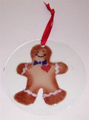 Gingerbread Boy Suncatcher