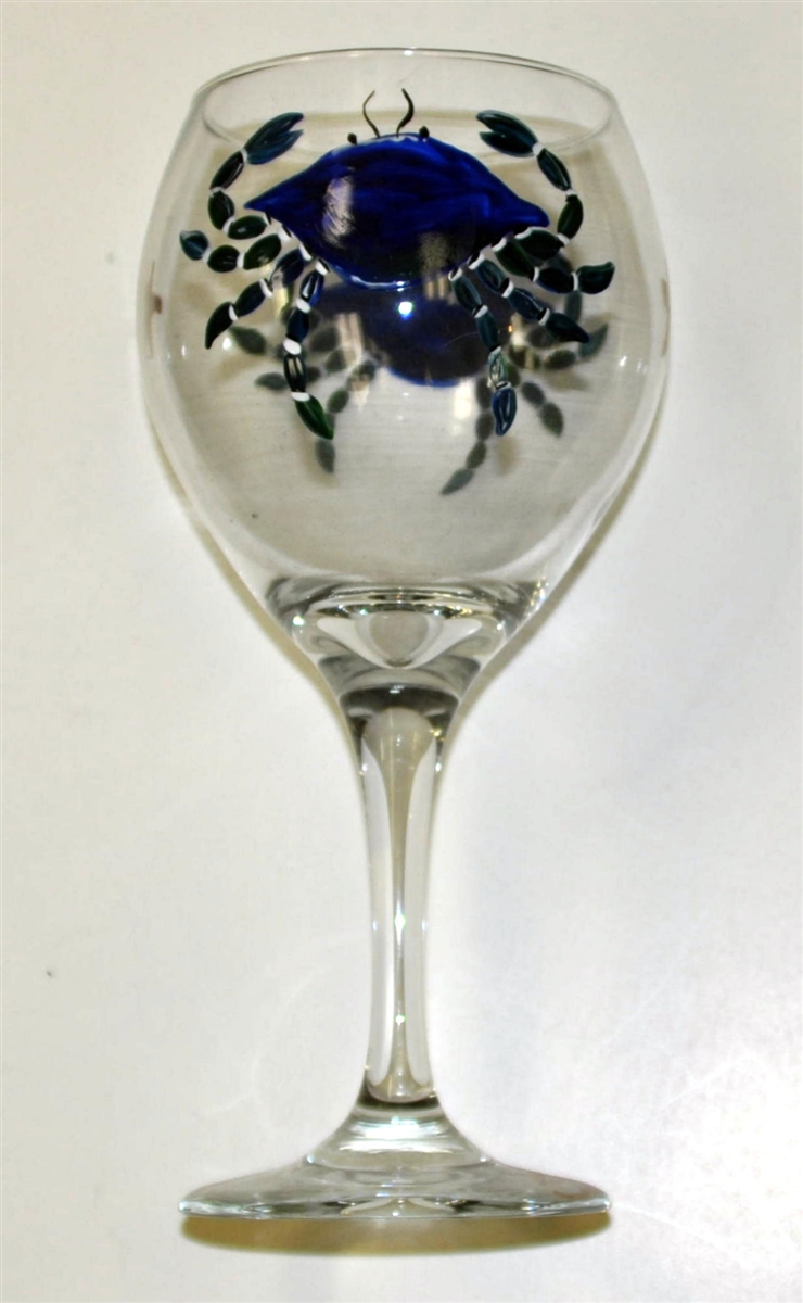 Fruttuoso Wine Glass - Light Blue — The Horseshoe Crab